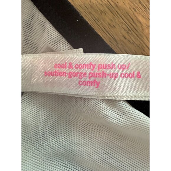 Pink Victoria's Secret Cool and Comfy Push Up Bra, size 32DD/F70 - Picture 5 of 15